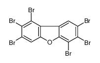 1,2,3,6,7,8-hexabromodibenzofuran结构式