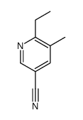 3-Pyridinecarbonitrile,6-ethyl-5-methyl-(9CI) Structure