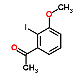 1-(2-Iodo-3-methoxyphenyl)ethanone Structure