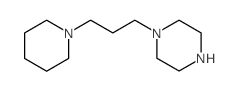 1-(3-哌啶丙基)哌嗪结构式