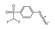 1-azido-4-(difluoromethylsulfonyl)benzene Structure