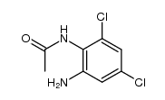 2-amino-4,6-dichloroacetanilide Structure