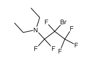 2-bromo-N,N-diethyl-1,1,2,3,3,3-hexafluoropropan-1-amine Structure