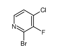 2-溴-4-氯-3-氟吡啶结构式