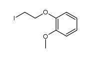 1-(2-iodoethoxy)-2-methoxybenzene结构式