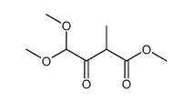 4,4-dimethoxy-2-methyl-3-oxo-butyric acid methyl ester Structure