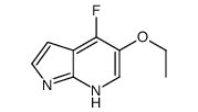 5-乙氧基-4-氟-1H-吡咯并[2,3-B]吡啶结构式