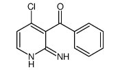 (2-Amino-4-chloropyridin-3-yl)(phenyl)methanone Structure