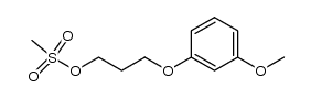 3-(3-methanesulfonyloxypropoxy)anisole结构式