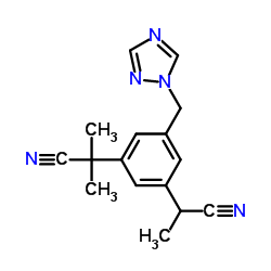 α-Desmethyl Anastrozole structure