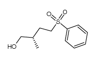 (3S)-3-methyl-1-phenylsulfonylbutan-4-ol Structure