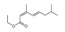 ethyl 3,7-dimethylocta-2,4-dienoate结构式