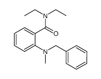 2-(benzyl(methyl)amino)-N,N-diethylbenzamide结构式