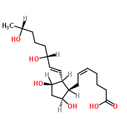 15(R),19(R)-hydroxy Prostaglandin F2α Structure
