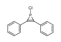 1-chloro-2,3-diphenylphosphirene结构式
