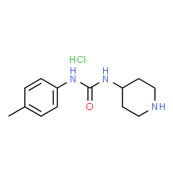 1-(Piperidin-4-yl)-3-p-tolylurea hydrochloride结构式