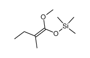 ethylmethylketene methyl trimethylsilyl acetal结构式