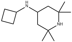 N-环丁基-2,2,6,6-四甲基哌啶-4-胺结构式