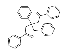 3-benzyl-1,3,5-triphenypentane-1,5-dione Structure