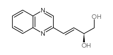 4-(2-喹喔啉基-3-丁烯-1,2-二醇结构式