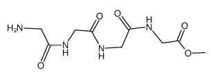 glycyl-glycyl-glycyl-glycine methyl ester结构式