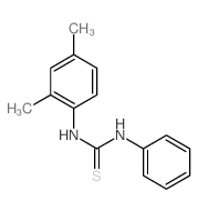Thiourea,N-(2,4-dimethylphenyl)-N'-phenyl- Structure