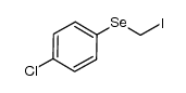 ((p-chlorophenyl)seleno)methyl iodide结构式