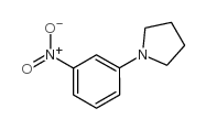 1-(3-硝基苯基)-吡咯烷结构式