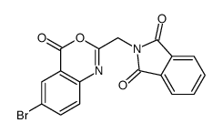 2-[(6-bromo-4-oxo-3,1-benzoxazin-2-yl)methyl]isoindole-1,3-dione Structure