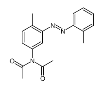 N-acetyl-N-[4-methyl-3-[(2-methylphenyl)diazenyl]phenyl]acetamide结构式