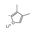 lithium,3,4-dimethyl-2H-furan-2-ide结构式