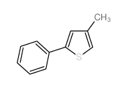 4-Methyl-2-phenylthiophene Structure