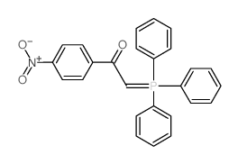 Ethanone,1-(4-nitrophenyl)-2-(triphenylphosphoranylidene)-结构式