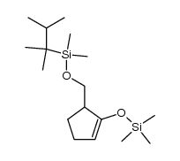 5-dimethylthexylsilyloxymethyl-1-trimethylsilyloxycyclopentene Structure