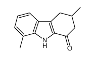 3,8-dimethyl-2,3,4,9-tetrahydro-1H-carbazol-1-one Structure