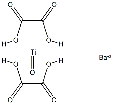 barium bis[oxalato(2-)-O,O']oxotitanate(2-) Structure