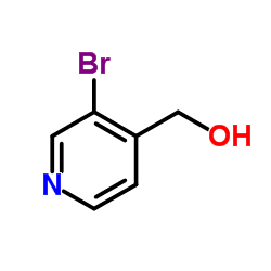 3-溴吡啶-4-甲醇结构式