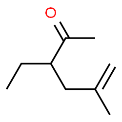 5-Hexen-2-one, 3-ethyl-5-methyl- (9CI)结构式