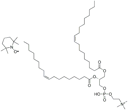 1,2-DIOLEOYL-SN-GLYCERO-3-PHOSPHO(TEMPO)CHOLINE Structure