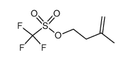 3-methylbut-3-en-1-yl trifluoromethanesulphonate Structure