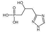 [2-hydroxy-3-(1H-1,2,4-triazol-5-yl)propyl]phosphonic acid Structure