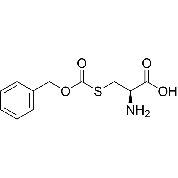 S-苄氧羰基-L-半胱氨酸结构式