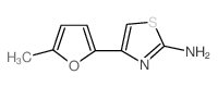 4-(5-甲基呋喃-2-基)噻唑-2-胺结构式
