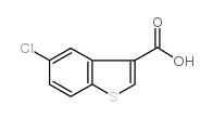 5-氯苯并[B]噻吩-3-羧酸结构式