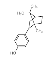 Phenol,4-(1,7,7-trimethylbicyclo[2.2.1]hept-2-yl)-结构式