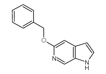 5-苄氧基-6-氮杂吲哚结构式