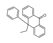 10-ethyl-10-phenylanthracen-9-one Structure