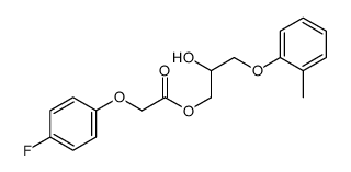 p-Fluorophenoxyacetic acid 2-hydroxy-3-(o-tolyloxy)propyl ester picture