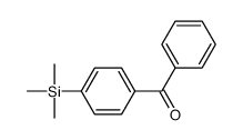 phenyl-(4-trimethylsilylphenyl)methanone结构式