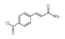 2-Propenamide,3-(4-nitrophenyl)- Structure